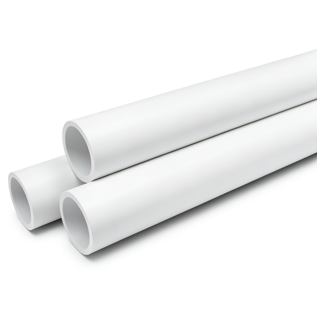 UPVC Pipes Sewage Systems Outside Diameter 630 mm Thickness 16.4 mm White