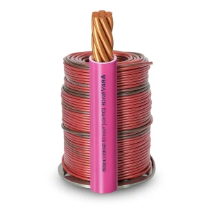 لفة سلك كهرباء نحاس مجدول عزل PVC، 6mm، 300ft، جهد 450/750 فولت | شركة الفنار