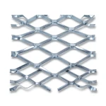 Galvanised Steel Expanded Metal Mesh Bahri 1.4 mm Thickness 2.44 m Width 4 m Length