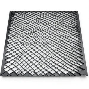 شبك بقلاوة حديد اسود مموج سماكة 1.7 mm مقاس 2.44×5 meter