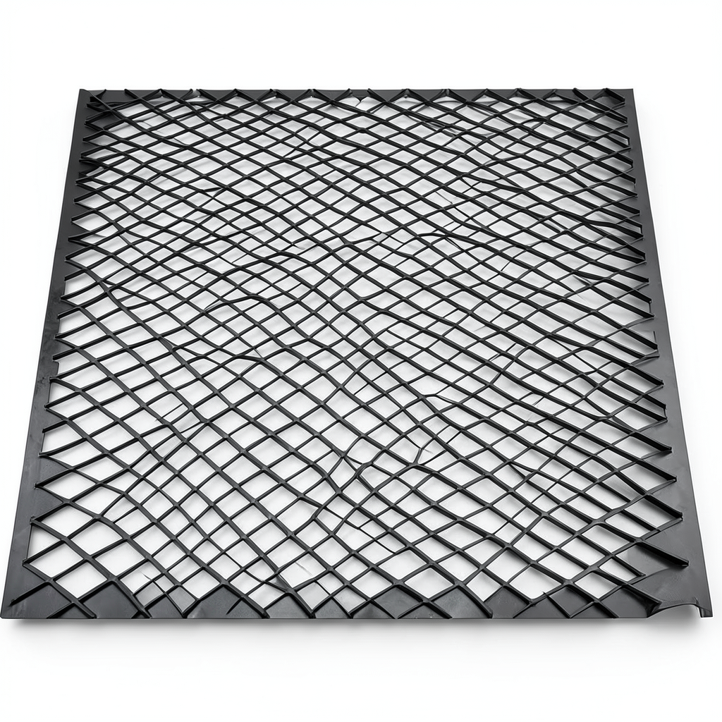 شبك بقلاوة حديد اسود مموج سماكة 1.7 mm مقاس 2.44×5 meter