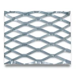 Galvanised Steel Expanded Metal Mesh Bahri Thickness 1.7 mm Width 2.44 m Length 4 m