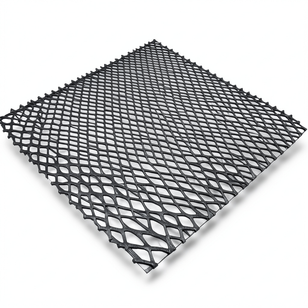 شبك بقلاوة حديد اسود مموج سماكة 1.7 mm مقاس 2.44×5 meter