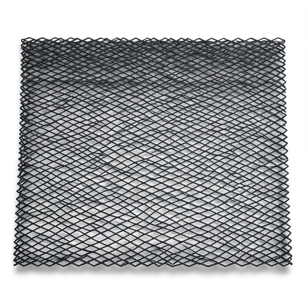 Hot Rolled Expanded Mesh Momawaj Wire Diameter 1.8 mm Size 2.44×5 m Black Steel