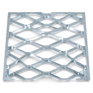 Galvanised Steel Expanded Metal Mesh Bahri Thickness 1.2 mm Width 2.44 m Length 5 m