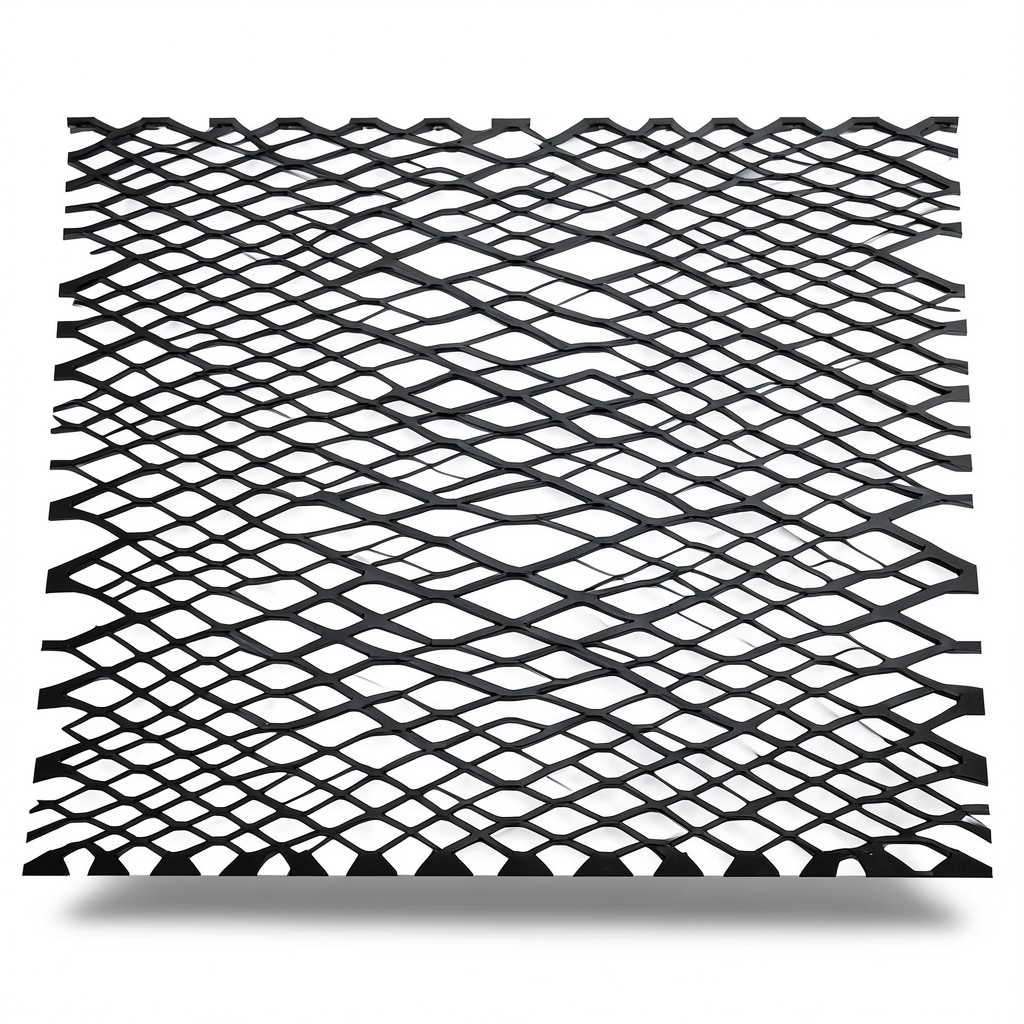 Hot Rolled Expanded Metal Momawaj Thickness 1.8 mm Size 2.44×2 m Black Steel