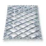 Galvanised Steel Expanded Metal Mesh Bahri Thickness 1.4 mm Width 2.44 m Length 5 m