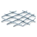 Galvanised Steel Expanded Metal Mesh Bahri Thickness 1.5 mm Width 2.44 meter Length 5 meter