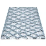 Galvanised Steel Expanded Metal Mesh Bahri Thickness 1.8 mm Width 2.44 m Length 5 m