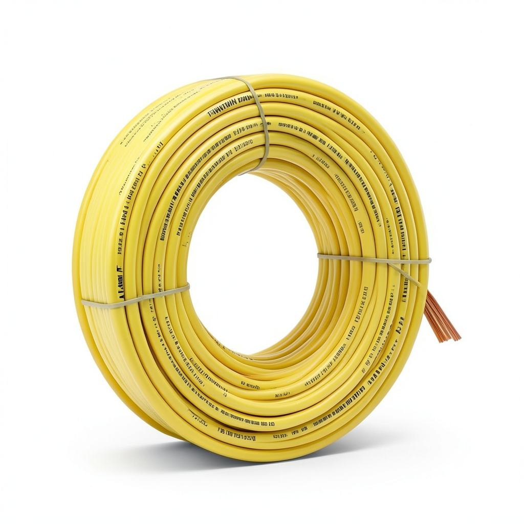 THHN/THWN Copper Cable PVC 105°C Insulation 0.82 mm² 600 Volt 500 Feet Yellow | Al Fanar