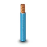 كابل نحاس THHN/THWN معزول PVC 105°C مقاس 2.08 مم² قطر 2.9 مم 600 فولت طول 300 قدم أزرق | شركة الفنار