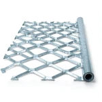 Galvanised Steel Expanded Metal Mesh Bahri Thickness 1.4 mm Width 2.44 m Length 6 m