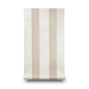 Italian Wallpaper Striped Design Beige Color, Size 10mx0.53m, Model 225020VE
