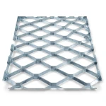 Galvanised Steel Expanded Metal Mesh Bahri 1.5 mm Thickness 2.44 m Width 6 m Length