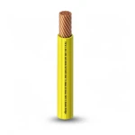 كابل نحاس THHN/THWN معزول PVC 105°C مقاس 5.26 مم² قطر 4.2 مم 600 فولت طول 500 قدم لون أصفر | شركة الفنار
