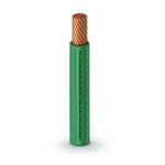 كابل نحاس THHN/THWN مقاس 3.31 مم² قطر 3.1 مم 600 فولت طول 250 قدم عازل PVC أخضر | شركة الفنار