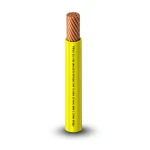 كابل نحاس THHN/THWN عزل PVC 105°C مقاس 3.31 مم² قطر 3.1 مم 600 فولت طول 500 قدم لون أصفر | شركة الفنار