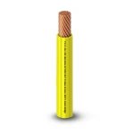 كابل نحاس THHN/THWN معزول PVC 105°C مقاس 3.31 مم² قطر 3.4 مم 600 فولت طول 500 قدم لون أصفر | شركة الفنار