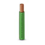 كابل نحاس THHN/THWN مقاس 3.31 مم² قطر 3.1 مم 600 فولت طول 250 قدم عازل PVC أخضر | شركة الفنار