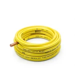كابل نحاس THHN/THWN عزل PVC 105°C مقاس 2.08 مم² قطر 2.7 مم 600 فولت طول 500 قدم أصفر | شركة الفنار