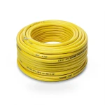 كابل نحاس THHN/THWN عزل PVC 105°C مقاس 2.08 مم² قطر 2.7 مم 600 فولت طول 500 قدم أصفر | شركة الفنار