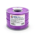 سلك 10 مم NYA 450/750 فولت، نحاس مجدول، عزل PVC 90°C، بنفسجى | شركة كابلات الشرقية للصناعة