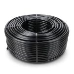 لفة أنابيب HDPE ضغط اسمي 10 بار SDR 11 قطر خارجي 125 مم لون أسود