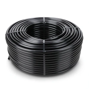 لفة أنابيب HDPE ضغط اسمي 10 بار SDR 11 قطر خارجي 125 مم لون أسود