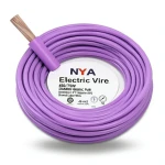 سلك كهرباء 16 مم2 NYA 450/750 فولت، نحاس مجدول، معزول PVC 90°C، بنفسجي | شركة كابلات الشرقية للصناعة