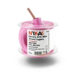 سلك كهرباء 16 مم2 NYA 450/750 فولت، نحاس مجدول، معزول PVC 90°C، لون زهرى | شركة كابلات الشرقية للصناعة