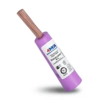 لفة سلك 4 ملم NYA كهرباء 450/750 فولت، نحاس مجدول، عزل PVC 90°C، بنفسجي | شركة كابلات الشرقية للصناعة