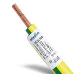 سلك 1.5 مم NYA 450/750 فولت، نحاس مجدول، عزل PVC 90°C، اصفر/اخضر | شركة كابلات الشرقية للصناعة