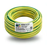 لفة سلك كهرباء 6 مم NYA 450/750 فولت، نحاس مجدول، معزول PVC 90°C، اصفر/اخضر | شركة كابلات الشرقية للصناعة