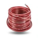 سلك كهرباء نحاس شعر مغطى بالقصدير معزول PVC، مقاس 6mm²، 600/1000 فولت، لون أحمر | شركة الفنار
