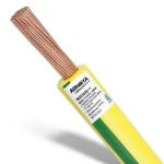 سلك 1.5 مم NYA 450/750 فولت، نحاس مجدول، عزل PVC 90°C، اصفر/اخضر | شركة كابلات الشرقية للصناعة