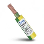 2.5mm2 NYA Electric Wire 450/750V, Stranded Copper, PVC 90°C Insulated Yellow/Green | Asharqiyah Cables Company for Industry
