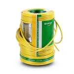 لفة سلك كهرباء مفرد 1.5mm 600/1000 فولت، موصل نحاس شعر عزل PVC أصفر/أخضر | شركة الفنار