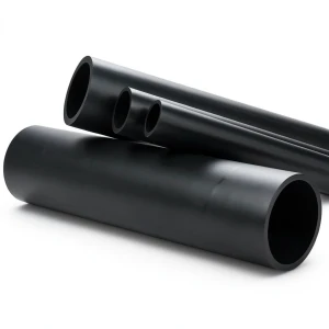 HDPE Pipe PN 10 Bar PE 80 Outside Diameter 200 mm Black