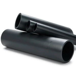 أنابيب HDPE ضغط 4 بار PE 80 قطر خارجي 140 مم سمك 5.4 مم لون أسود