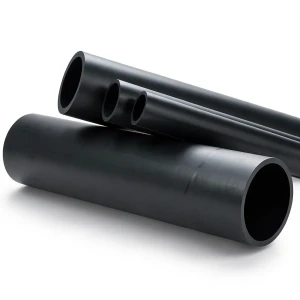مواسير HDPE SDR 11 PE 80 قطر خارجي 580 مم سماكة 50.8 مم لون أسود
