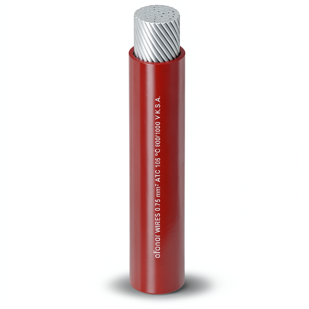 PVC Insulation Flexible Tinned Copper Electrical Wire 25mm, 600/1000V, Red | Al Fanar