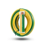 لفة سلك كهرباء مفرد 35 مل 600/1000 فولت، موصل نحاس شعر عزل PVC لون أصفر/أخضر | شركة الفنار