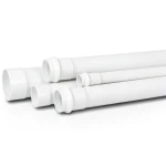 UPVC Plastic Pipe for Sewerage Systems Nominal Pressure 16 Bar Outside Diameter 25 mm Thickness 1.9 mm White Color