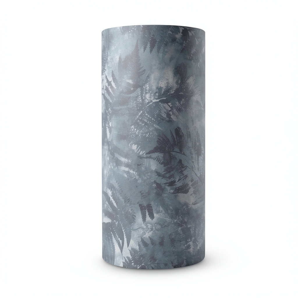 Leaf-patterned Wallpaper 10m x 0.53m Gray Color, Model 360-1