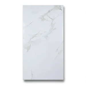 Indian Porcelain Floor Tiles 120×60 cm, White Color, Alaska Model