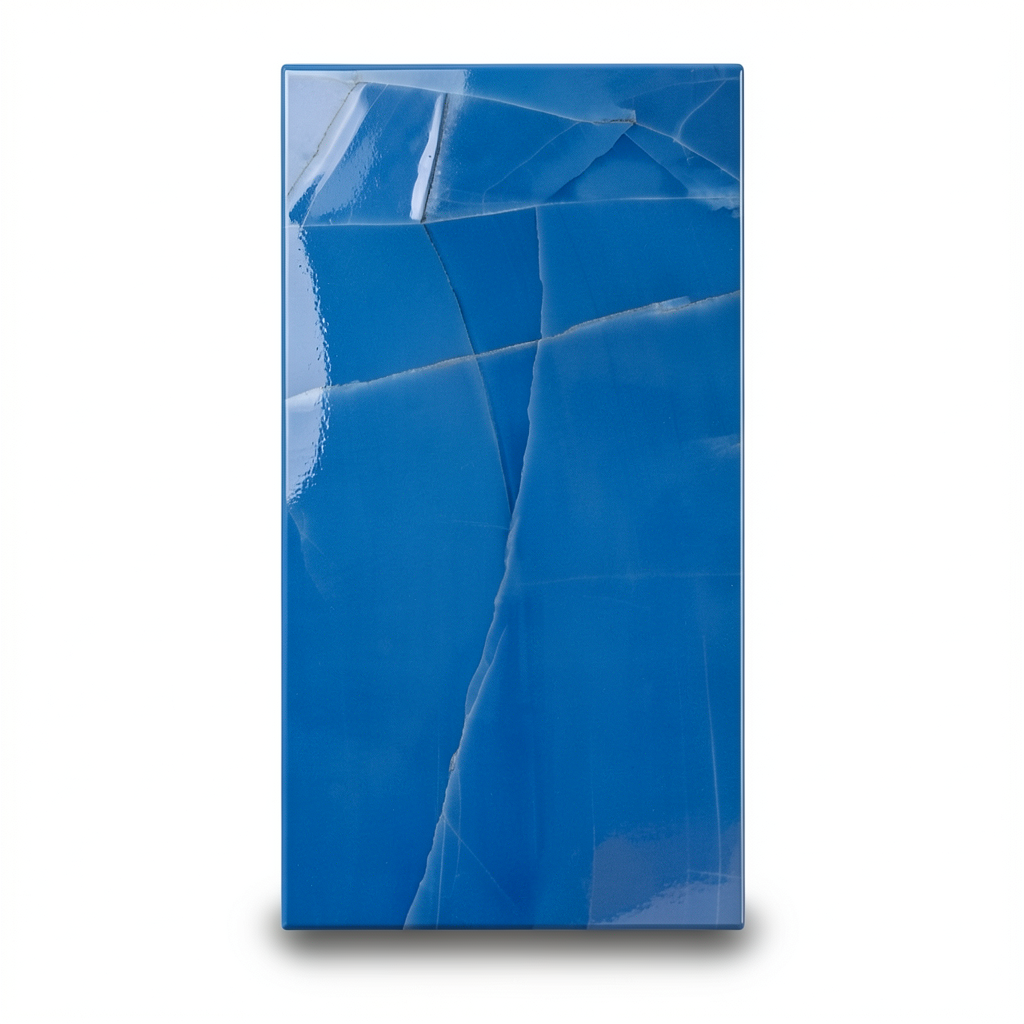 Porcelain Floor Tiles 120x60 cm, Blue Color, Walter Onyx