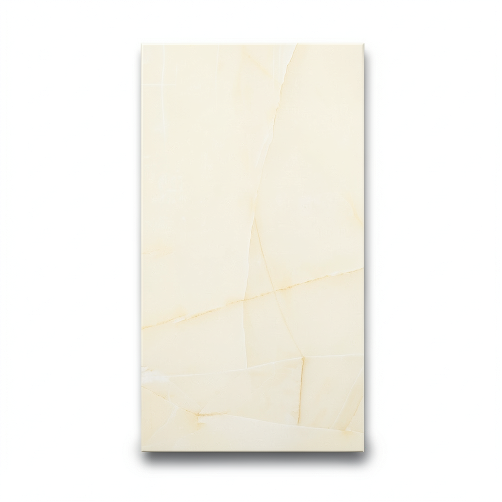 Indian Porcelain Floor Tiles 120×60 cm, Cream Color Walter Onyx
