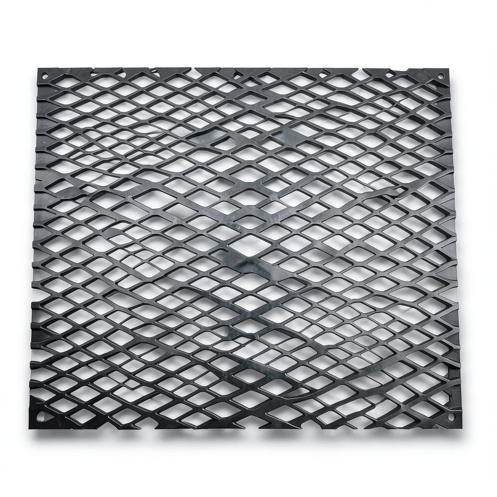Hot Rolled Expanded Metal Mesh Momawaj Thickness 1.8 mm Size 2.44×7 meter