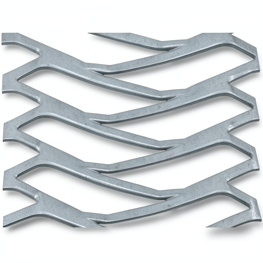 Hot Rolled Expanded Metal Mesh Momawaj Form Thickness 2.8 mm Width 2.44 m Length 2 m