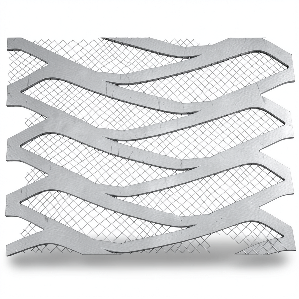 Hot Rolled Expanded Metal Wiremesh Momawaj Shape Wire Diameter 2.8 mm Size 2.44×3 m